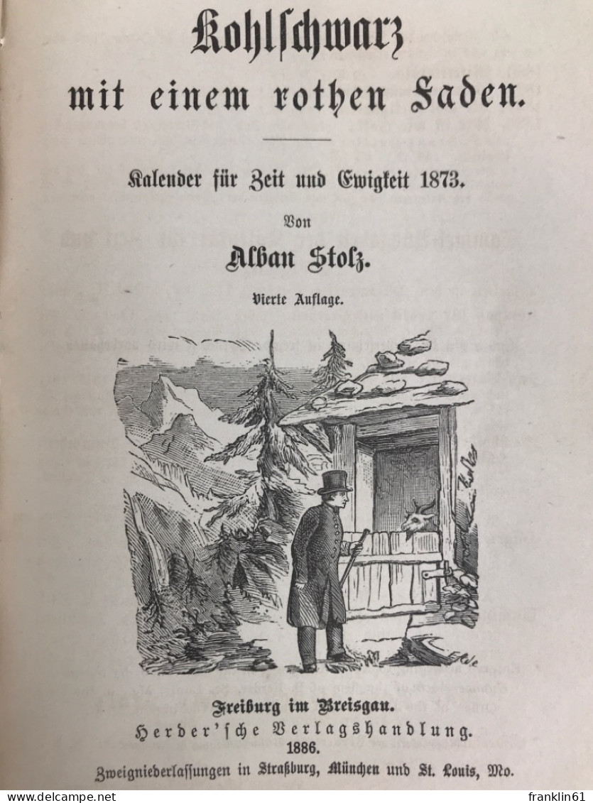 Kalender Für Zeit Und Ewigkeit, 1873 Bis 1878. KOMPLETT. [WACHOLDERGEIST]. - Poesia