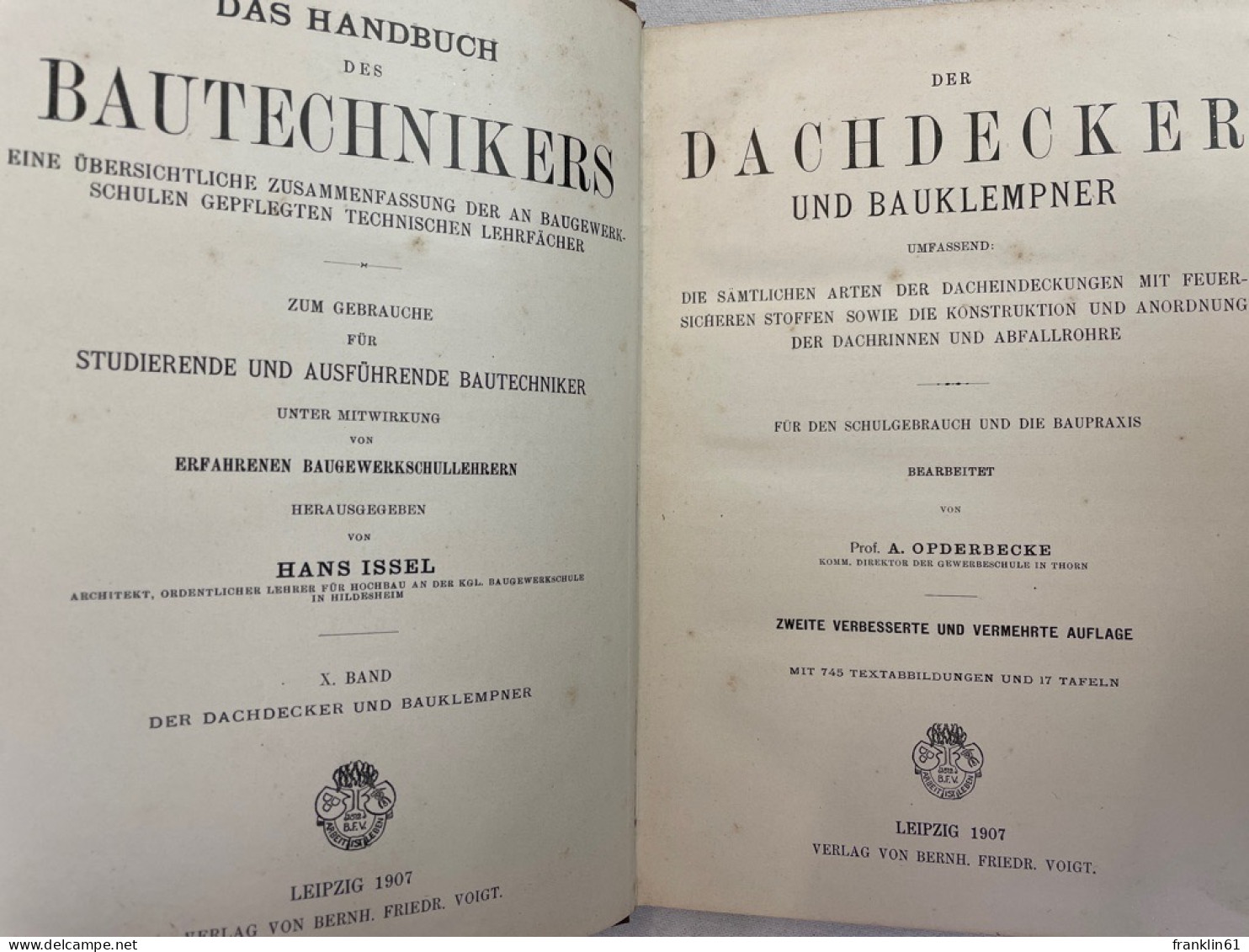 Der Dachdecker Und Bauklempner : Für Den Schulgebrauch Und Die Baupraxis. - Bricolage