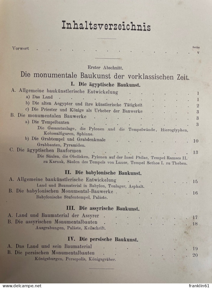 Die Baustillehre : Für Den Schulgebrauch  Und Die Baupraxis. - Architectuur