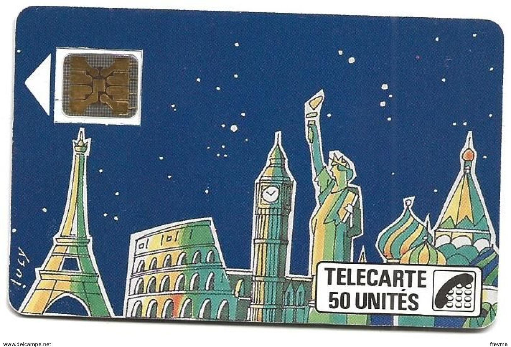 Telecarte F 59A Monttessuy 50 Unités Luxe SC4 On - 1989