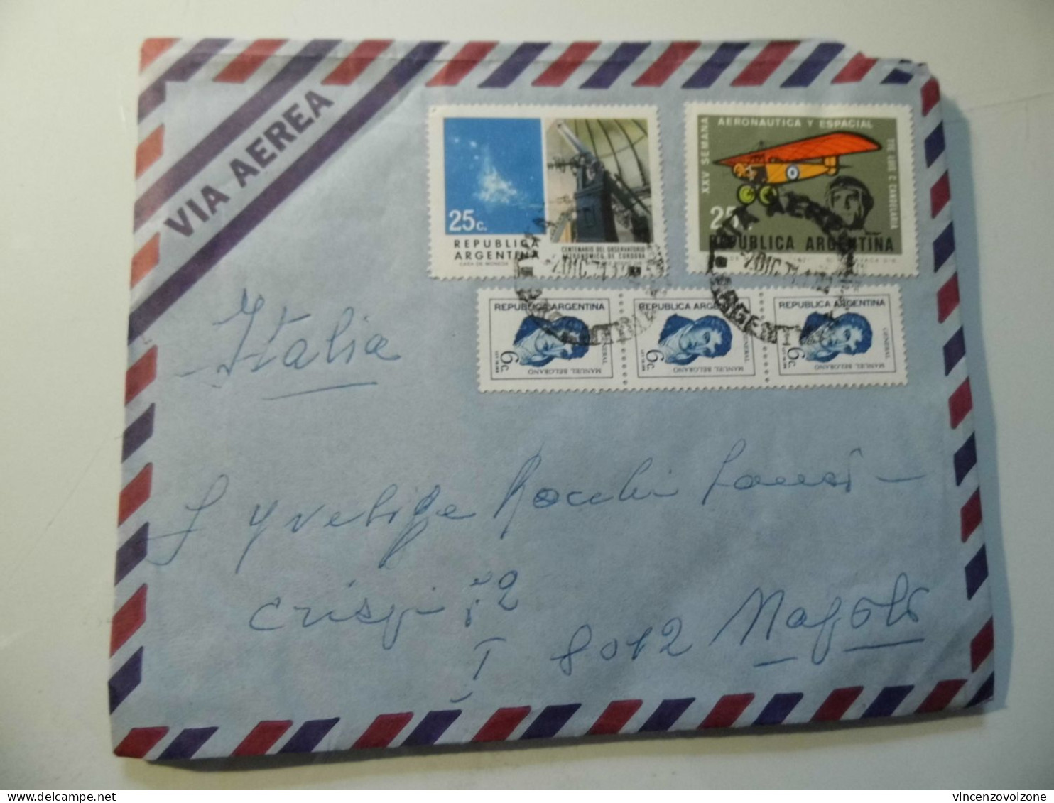 Busta Viaggiata Per L'italia Posta Aerea 1971 - Lettres & Documents