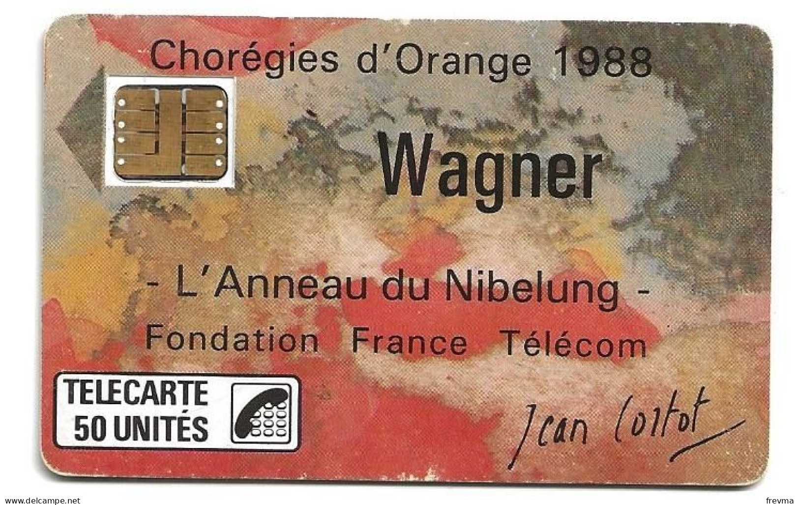 Telecarte F 23 Wagner 50 Unités SC3 - 1987