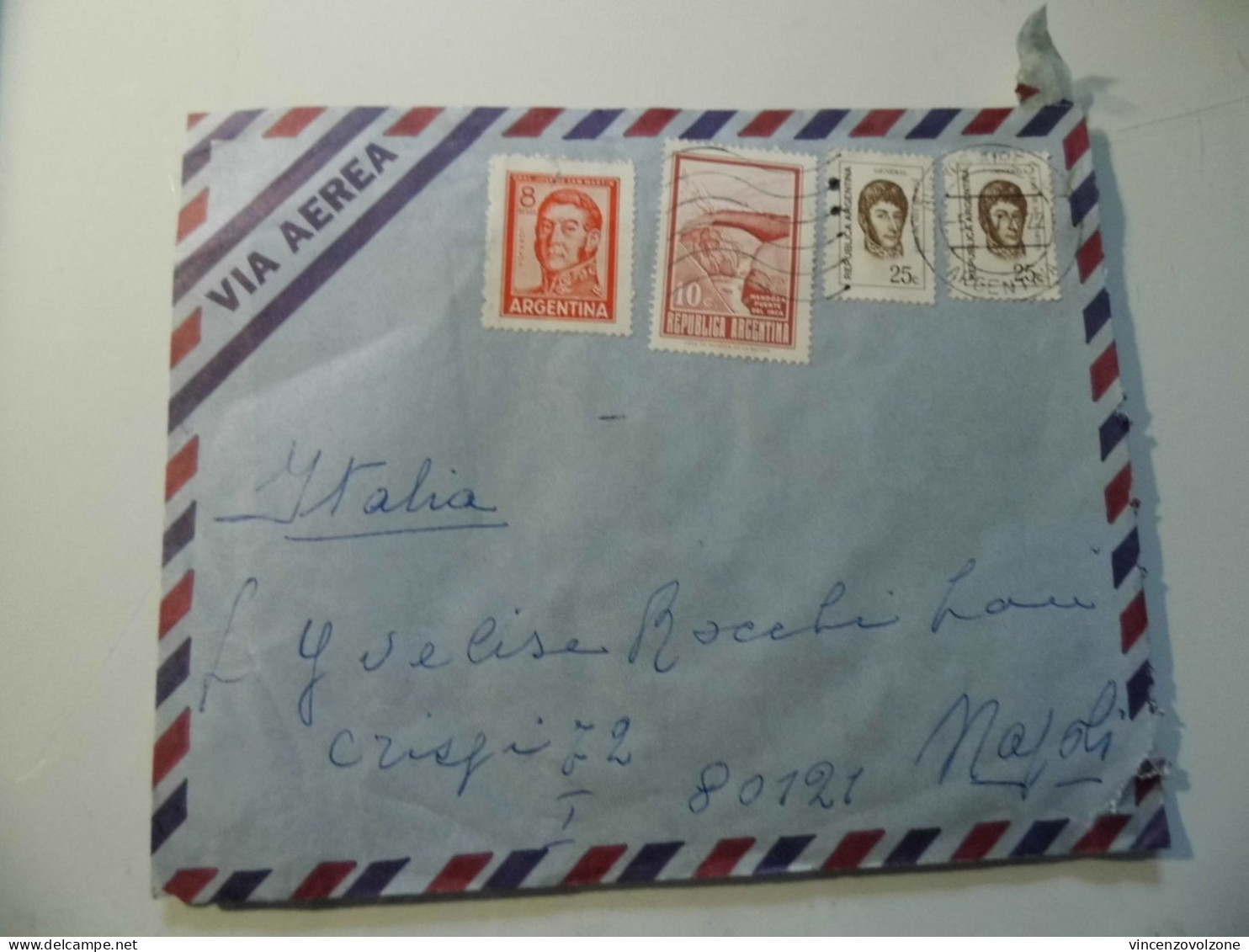 Busta Viaggiata Per L'italia Posta Aerea 1972 - Cartas & Documentos