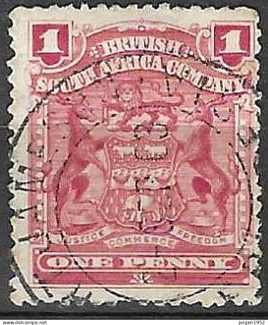 GREAT BRITAIN #  SOUTH AFRICA COMPANY  FROM 1898-08 STAMPWORLD 63 - Used Stamps