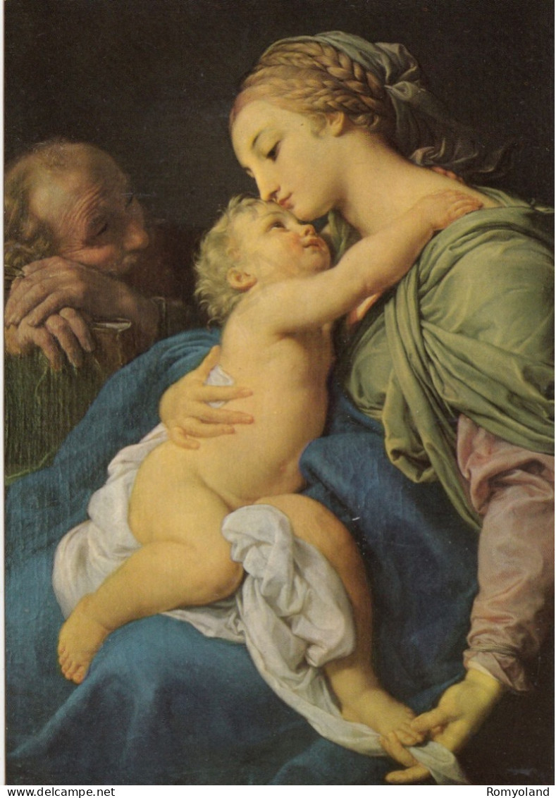 CARTOLINA  ROMA,LAZIO-PINACOTECA CAPITOLINO-SACRA FAMIGLIA (POMPEO BATONI)-STORIA,MEMORIA,BELLA ITALIA,NON VIAGGIATA - Museen