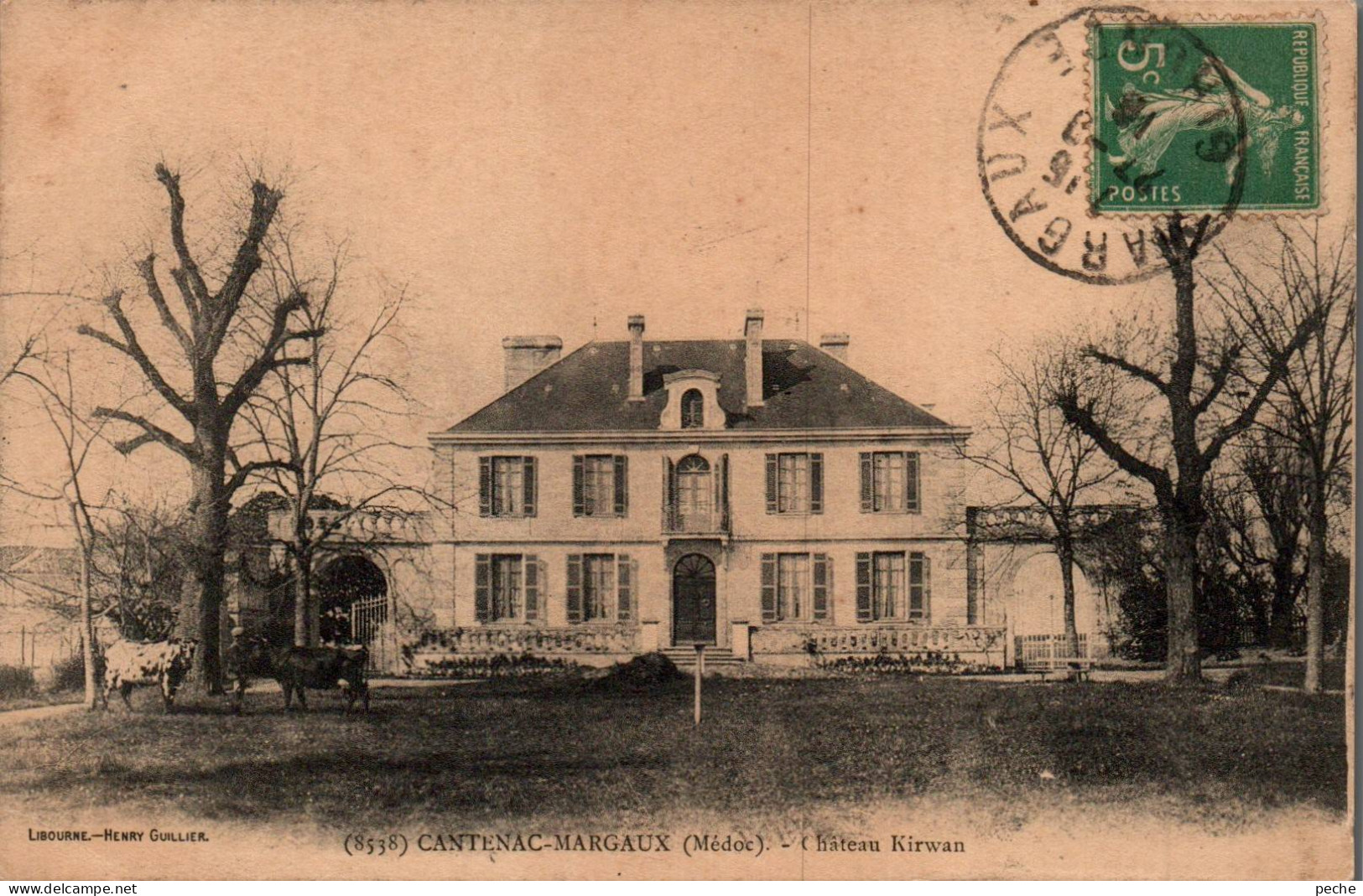 N°119778 -cpa Cantenac Margaux -château Kirwan- - Margaux