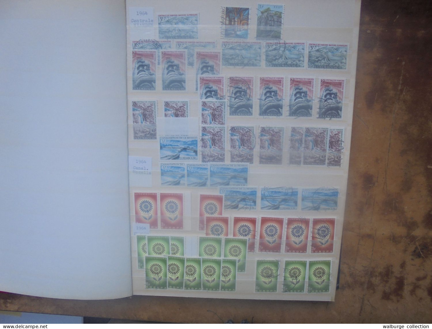 LUXEMBOURG 1964-1974+POSTE AERIENNE MAJORITES NEUFS+OBLITERES MULTIPLES (4186) 1 KILO 200 - Collections