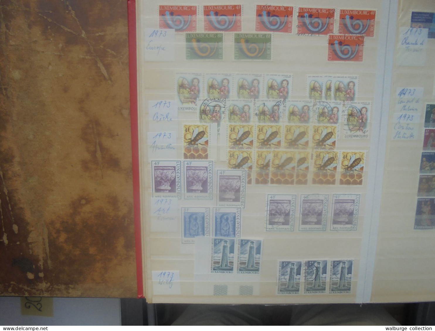 LUXEMBOURG 1964-1974+POSTE AERIENNE MAJORITES NEUFS+OBLITERES MULTIPLES (4186) 1 KILO 200