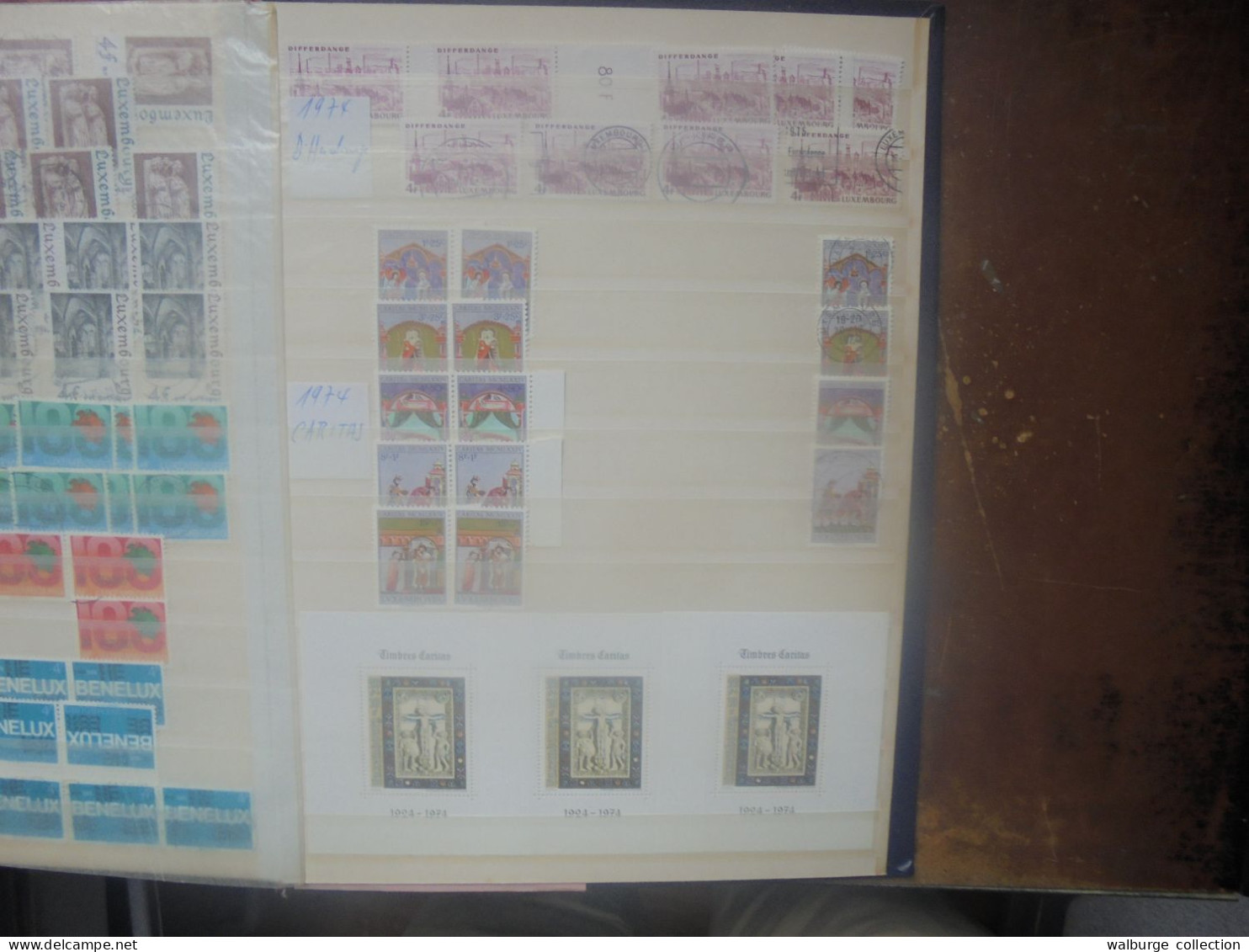 LUXEMBOURG 1964-1974+POSTE AERIENNE MAJORITES NEUFS+OBLITERES MULTIPLES (4186) 1 KILO 200