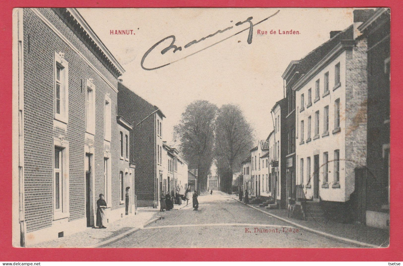 Hannut - Rue De Landen -  1919 ( Voir Verso ) - Hannuit