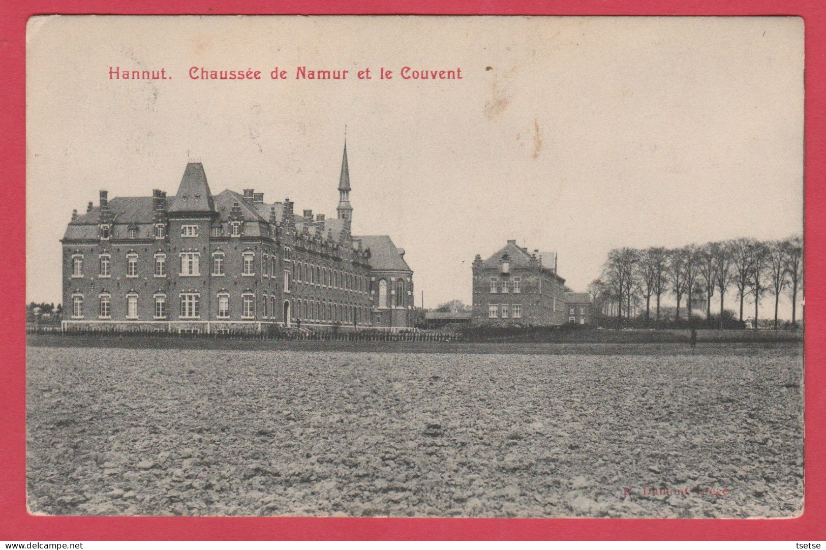 Hannut - Le Couvent, Chaussée De Namur - 1909 ( Voir Verso ) - Hannut