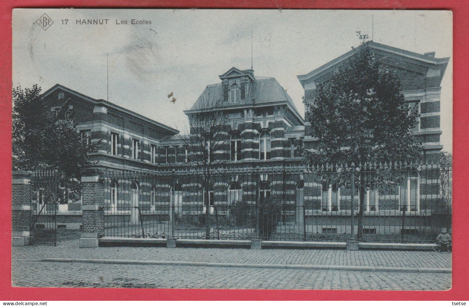 Hannut - Les Ecoles - S.B.P.  -191? ( Voir Verso ) - Hannut