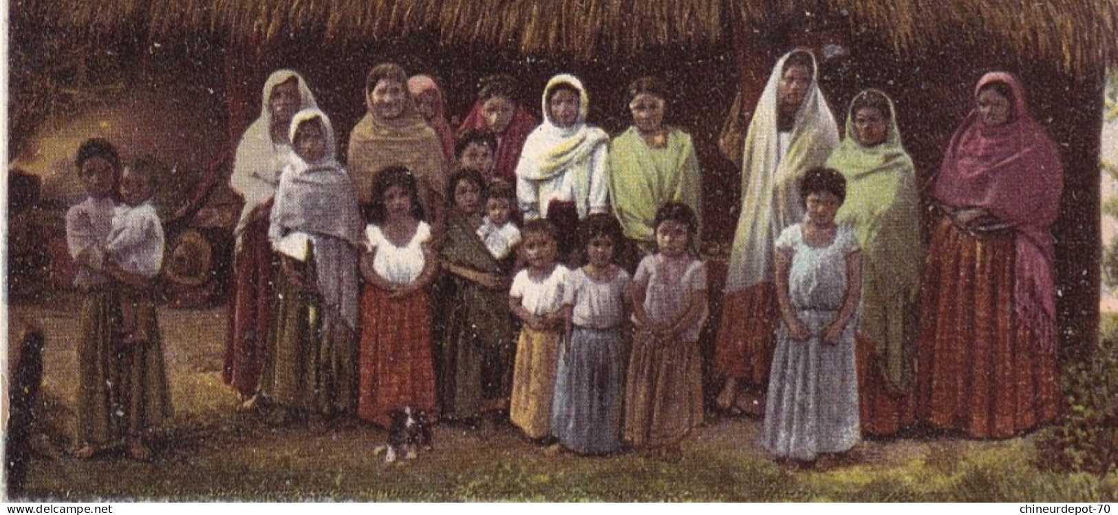 Mexico Pvkz 6927 Oficial De Rurales Femmes Famille Cheval Enfants Paris 1906 - Mexique