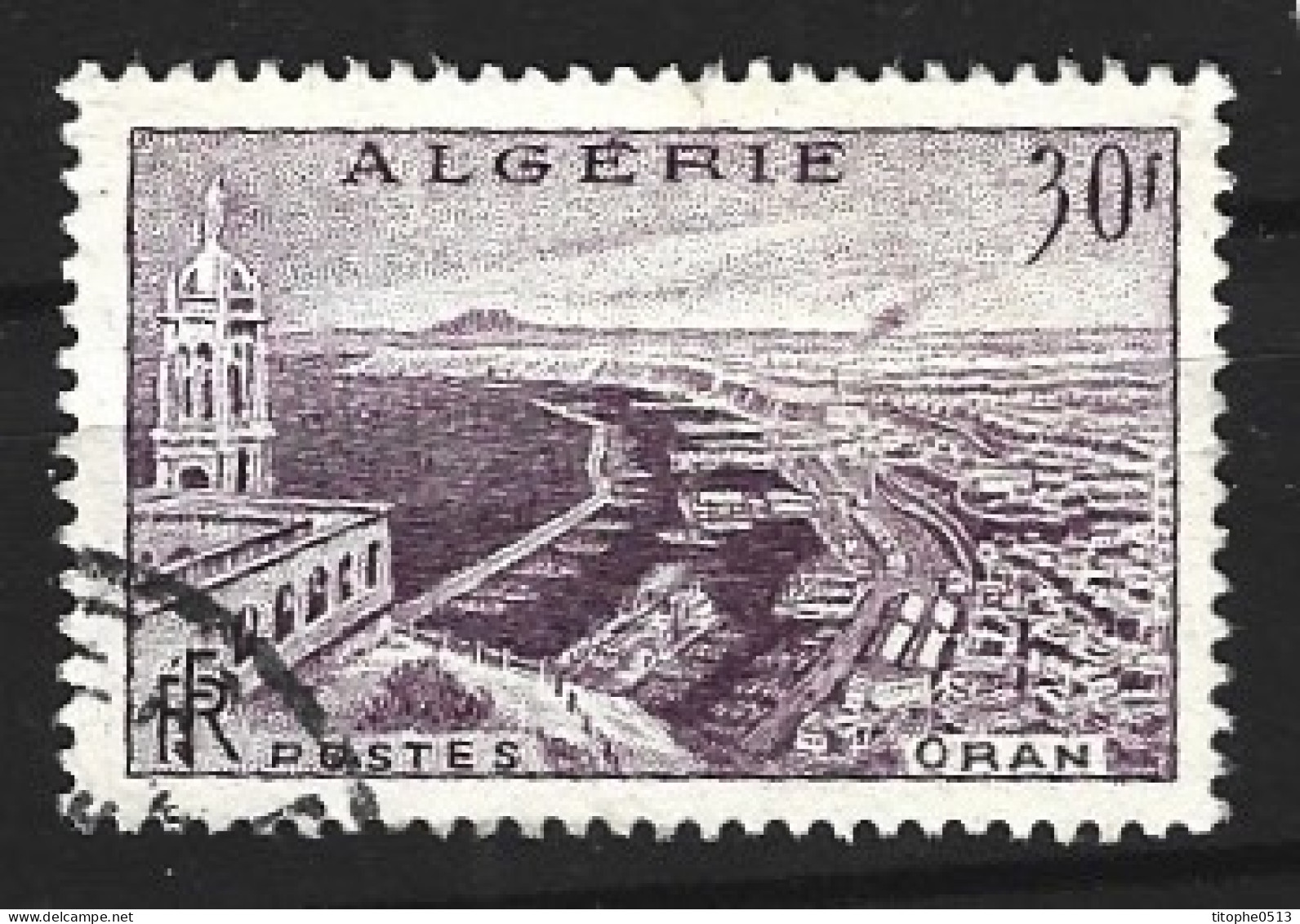 ALGERIE. N°339 Oblitéré De 1956. Oran. - Gebruikt