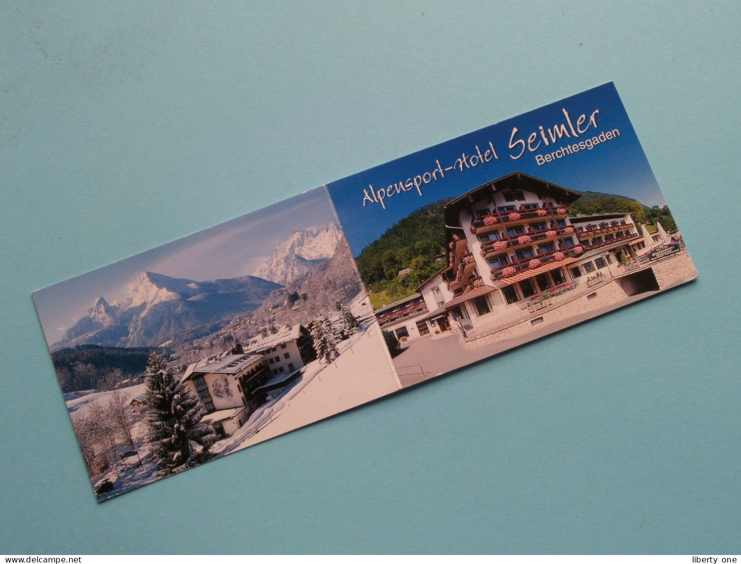 Alpensport Hotel SEIMLER Berchtesgaden ( Voir / See SCAN ) - Visitenkarten