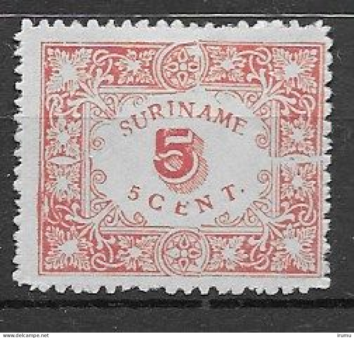 Suriname 1909, NVPH 59 MNG Kw 15 EUR (SN 1249) - Suriname ... - 1975