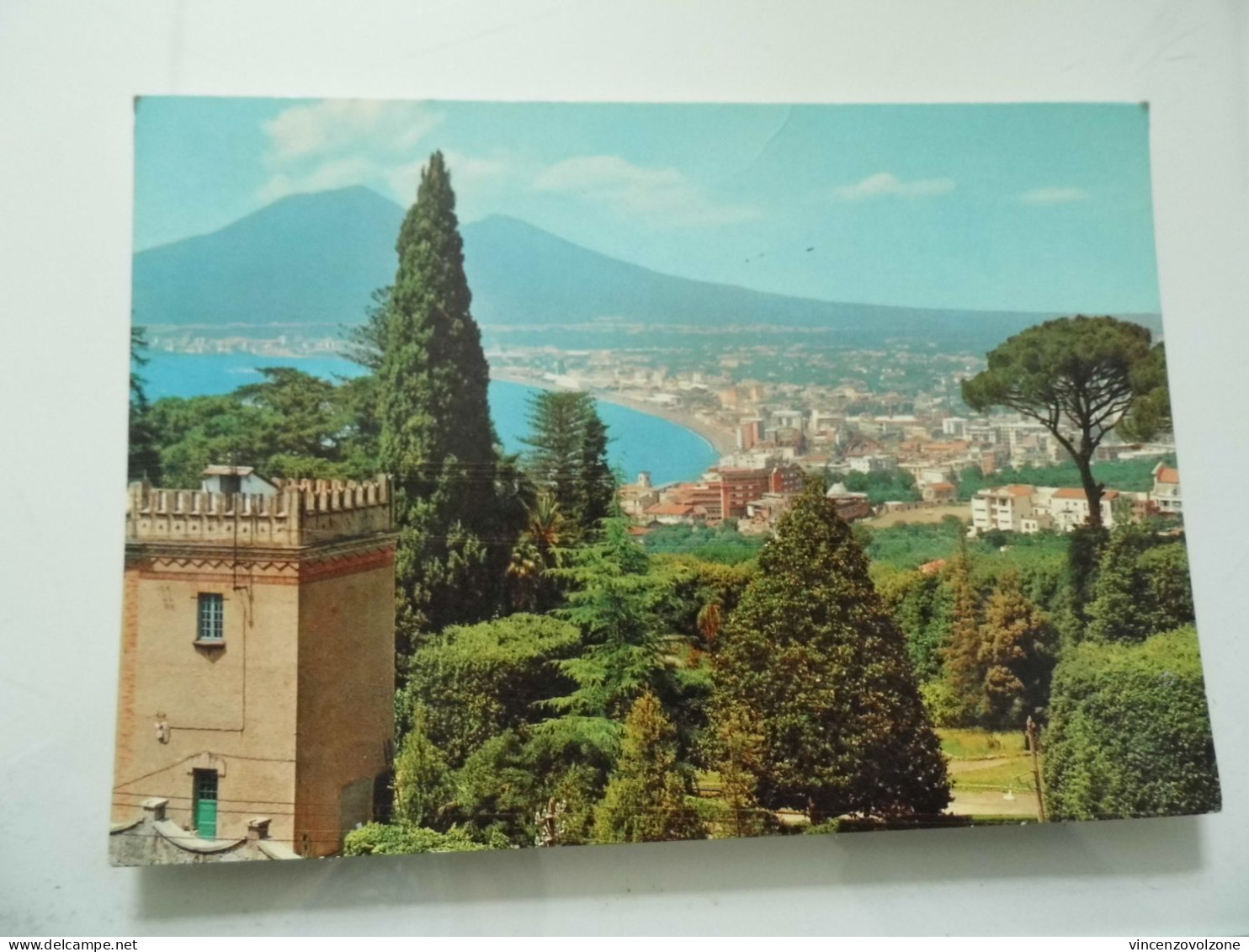 Cartolina Viaggiata "CASTELLAMMARE DI STABIA Panorama Dal Quisisana" 1970 - Castellammare Di Stabia