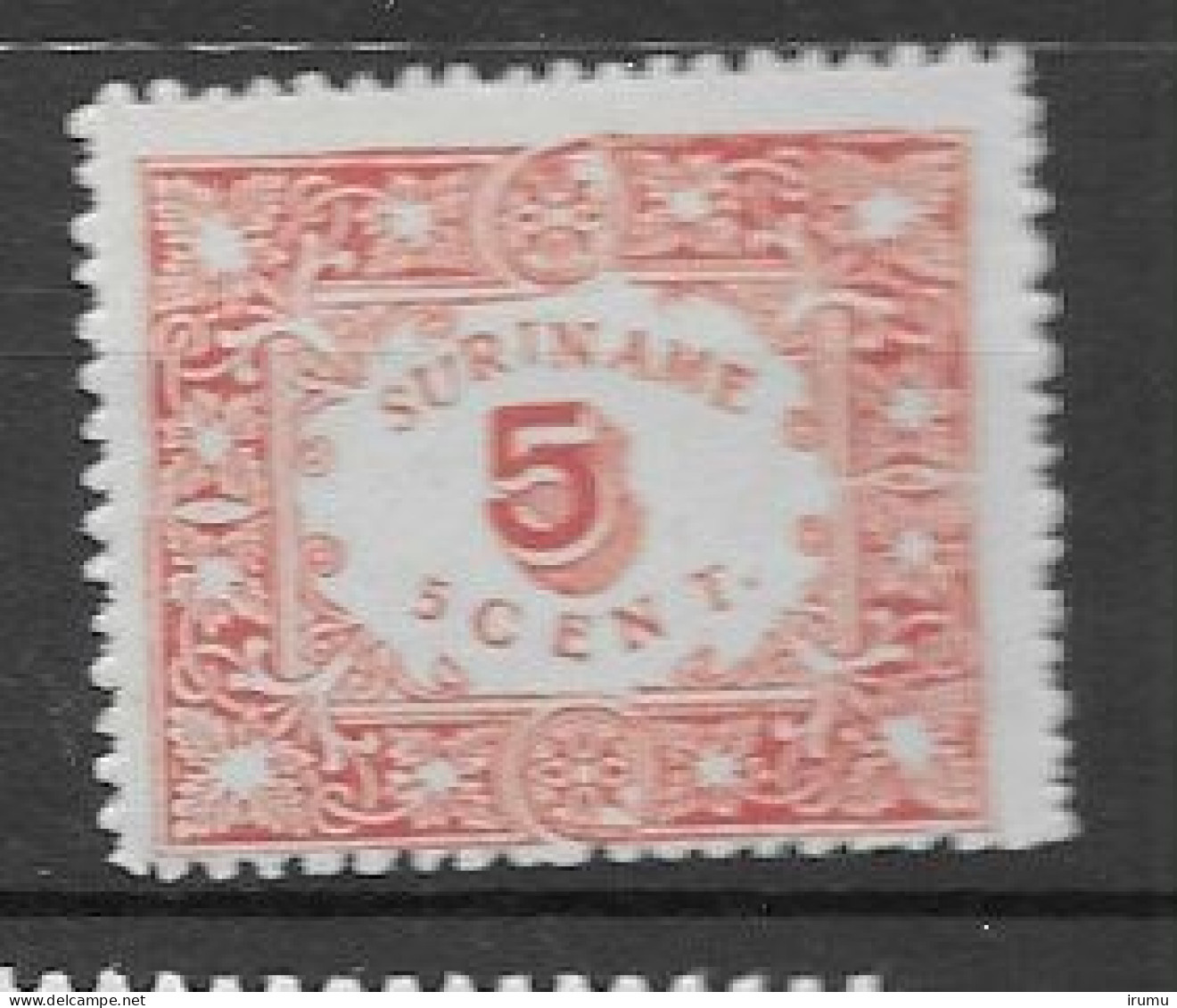 Suriname 1909, NVPH 59 MNG Kw 15 EUR (SN 1251) - Suriname ... - 1975