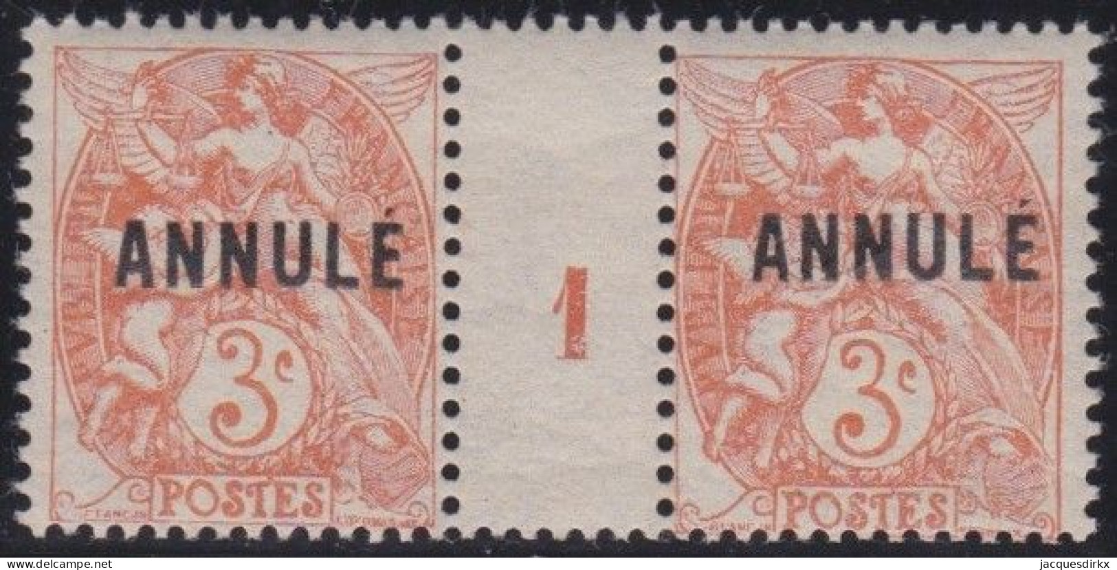 France  .  Y&T  .  Millésime 109  -  1  -  ANNULÉ   (2 Scans)    .   **   .    Neuf Avec Gomme Et SANS Charnière - Millésimes