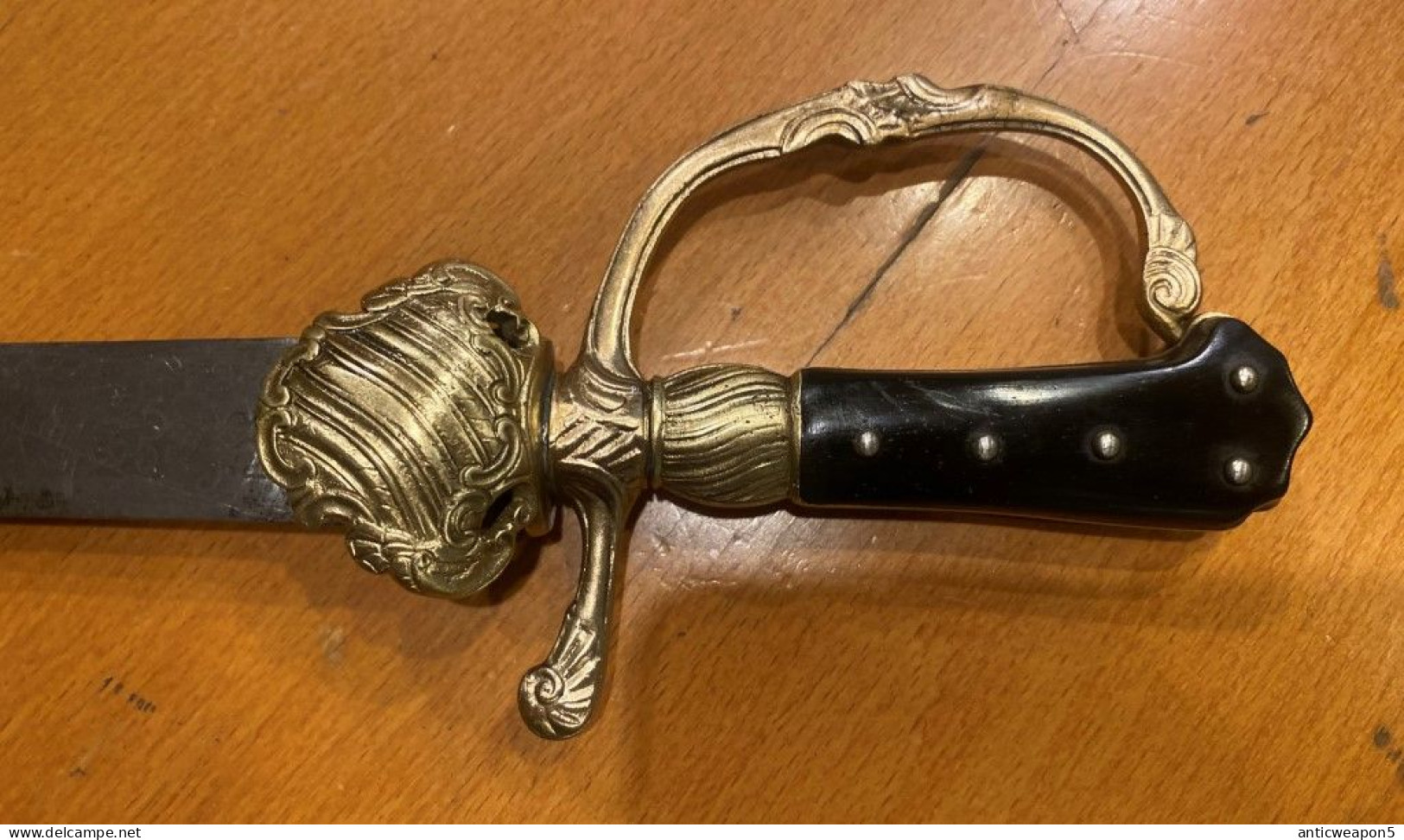 Épée de chasse de style Rokoko. Allemagne. Environ 1830 (T427) Taille 732 mm.