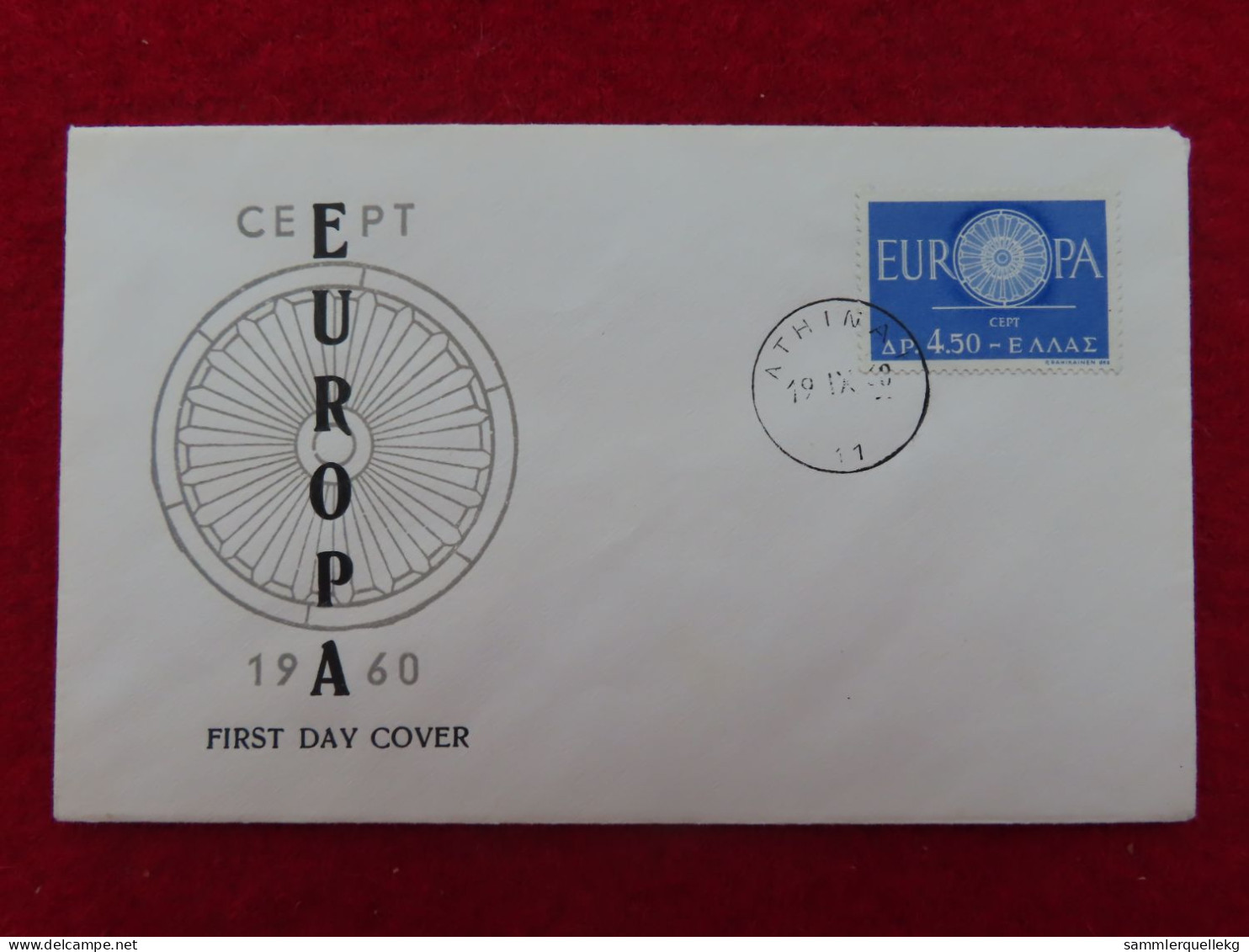 Griechenland 746 Ersttagsbrief 19. IX. 1959, Europa (Nr. 234 ) - Cartas & Documentos