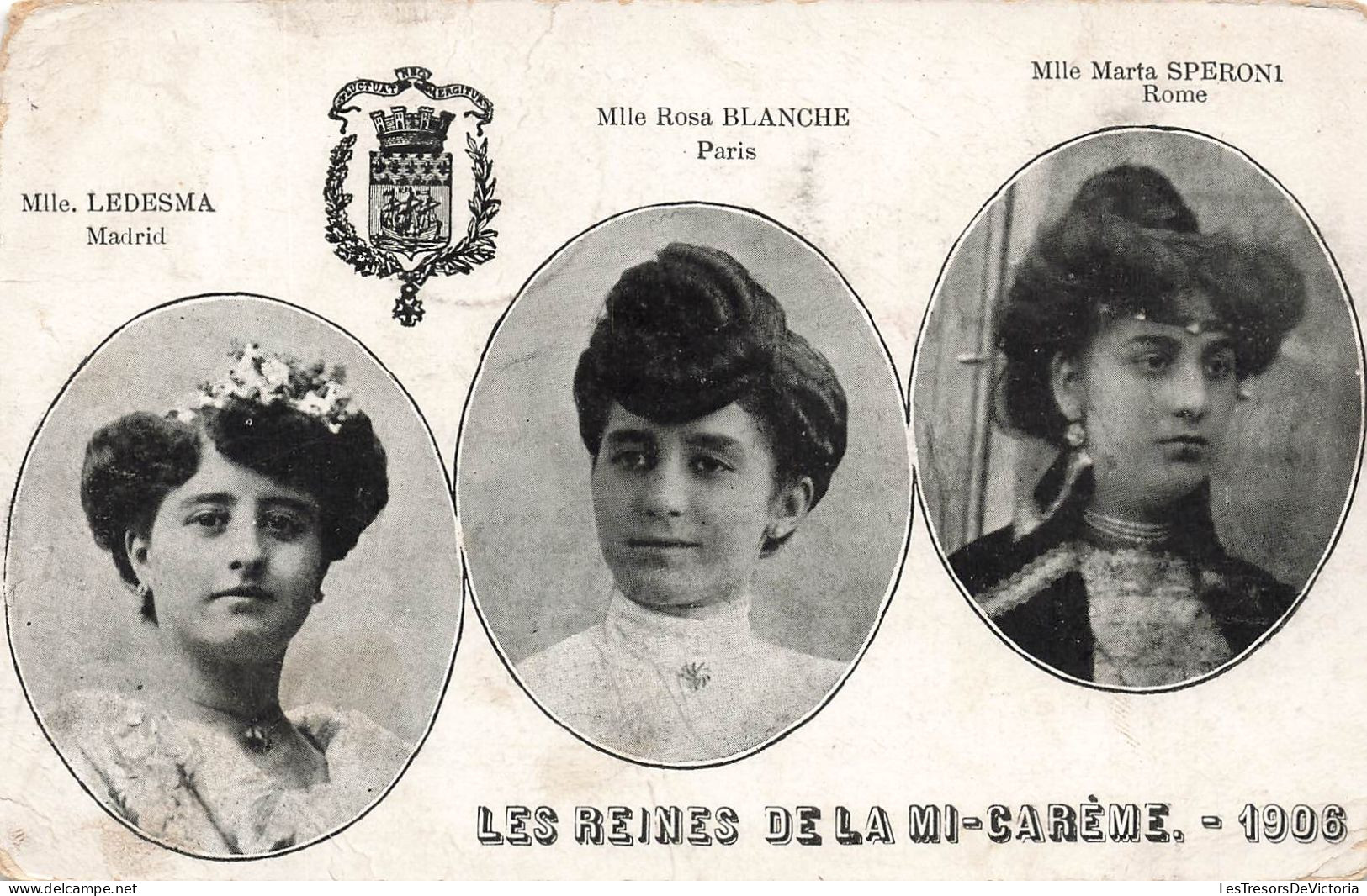 FANTAISIES - Femmes - Les Reines De La Mi-carème -  Carte Postale Ancienne - Donne