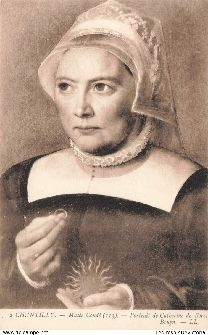 ARTS - Chantilly - Musée Condé - Portrait De Catherine De Bore Bruyn - LL - Carte Postale Ancienne - Schilderijen