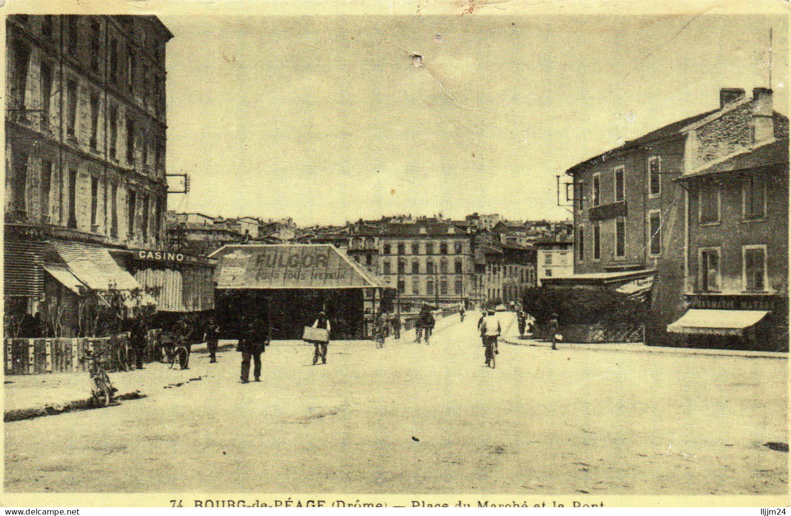 - Place Du Maréchal Et Le Pont - (C1911) - Bourg-de-Péage