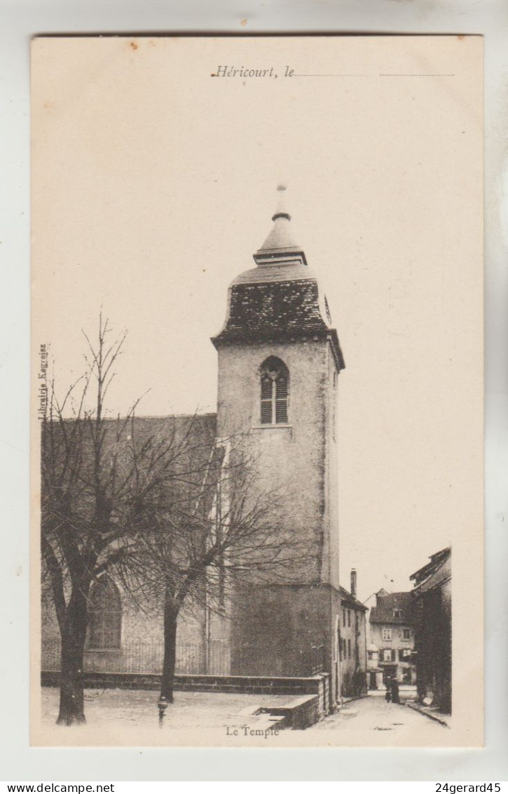 CPA PIONNIERE HERICOURT (Haute Saône) - Le Temple - Héricourt