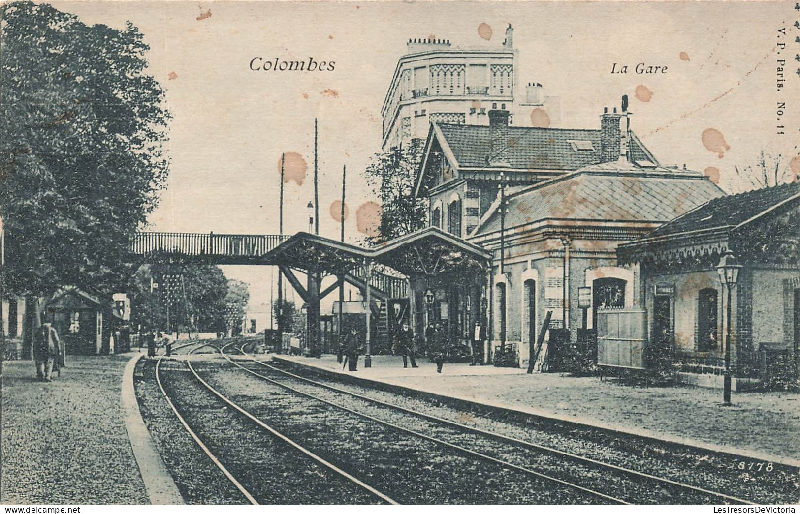 FRANCE - Colombes - Vue Générale De La Gare - Carte Postale Ancienne - Colombes