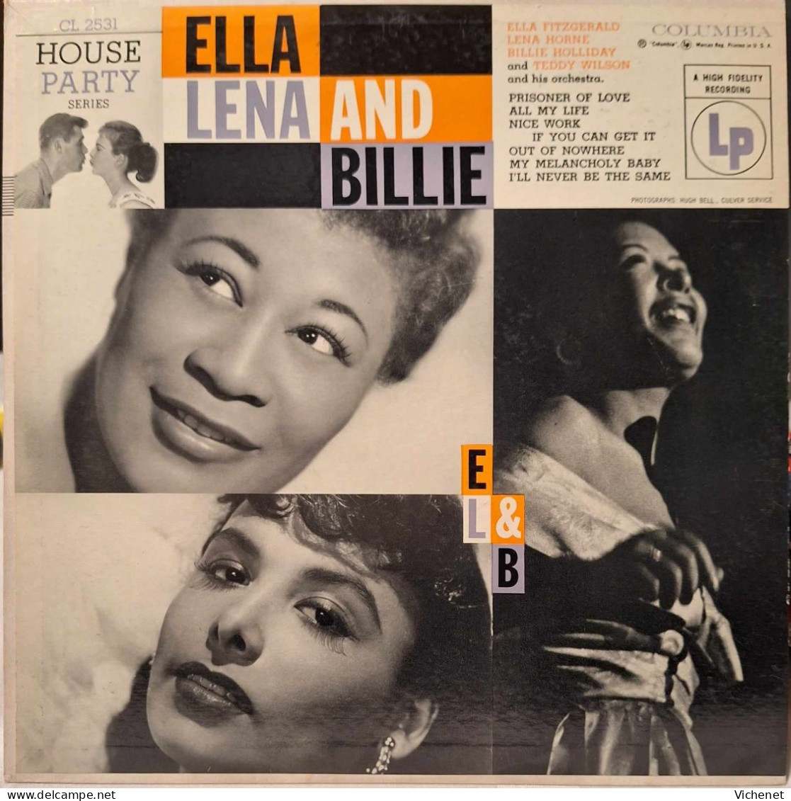 Ella Fitzgerald, Lena Horne , And Billie Holiday With Teddy Wilson And His Orchestra ‎– Ella, Lena, And Billie - Special Formats