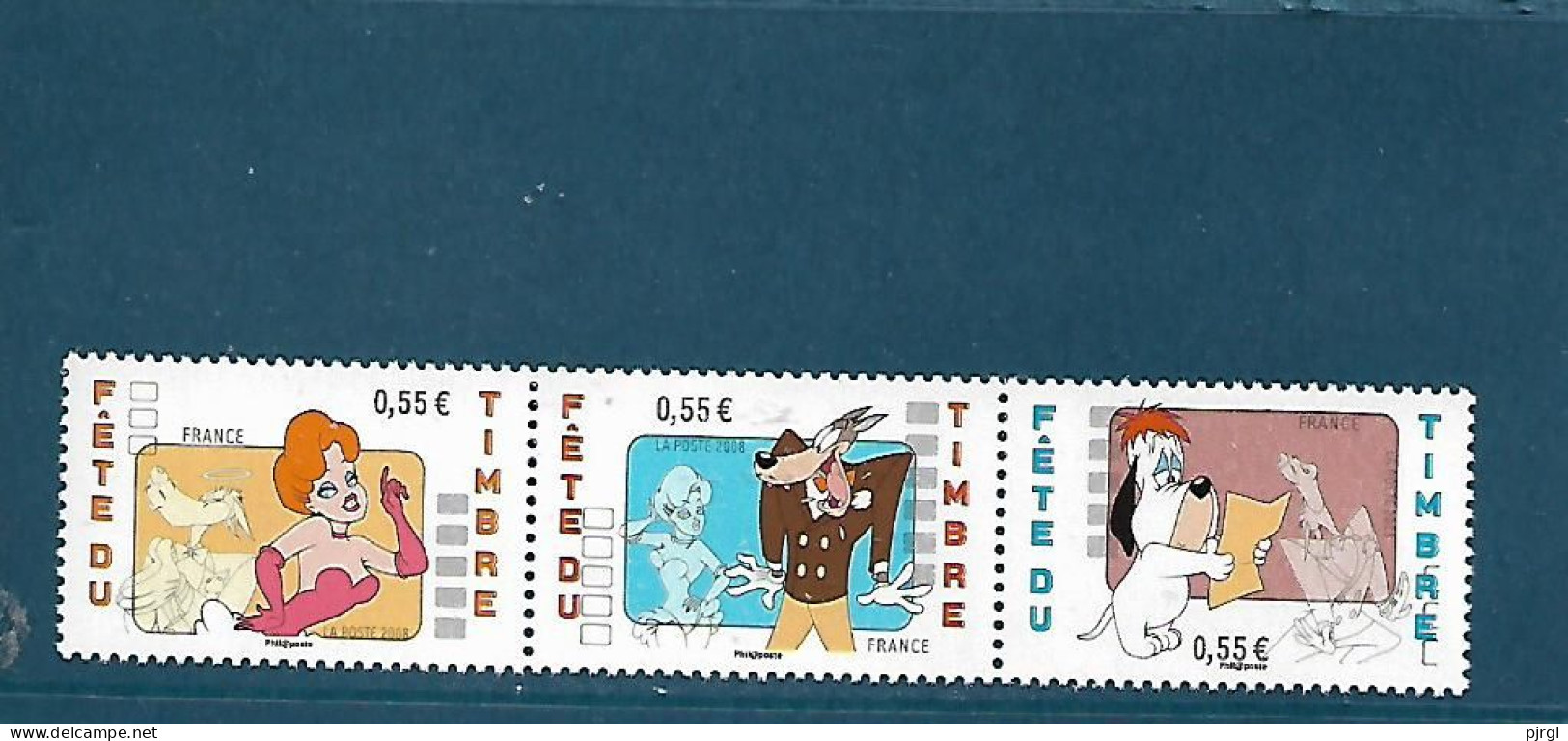 2008 YT 4146 - 4147 - 4148  Neuf** " Fête Du Timbre " Bande De 3 Timbres - Altri & Non Classificati