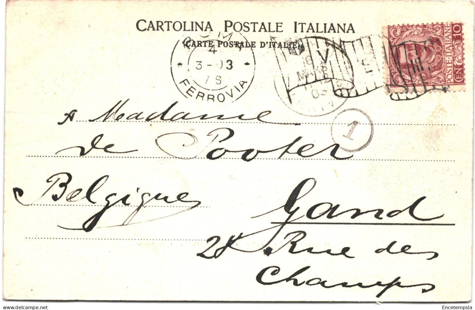 CPA Carte Postale Italie Roma Anfiteatro Flavio Detto Il Coloseo 1907?  VM7459 - Colisée