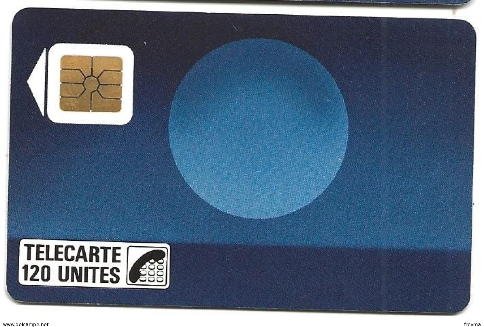 Telecarte F 30 Soleil Bleu 120 Unités Luxe SO2 - 1989