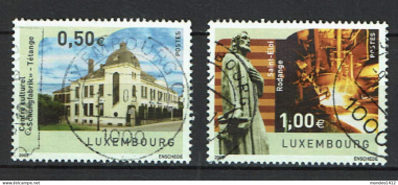 Luxembourg 2005 - YT 1616+1618 -Tourism, Sehenswürdigkeiten - Tétange, Tetingen - Rodange - Used Stamps