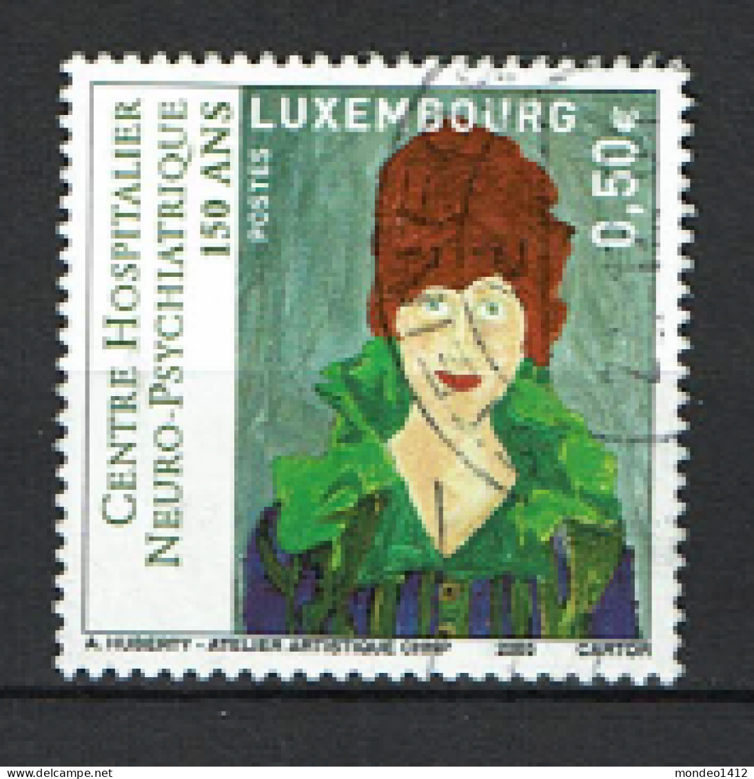 Luxembourg 2005 - YT 1613 - Centre Hospitalier - Neuro-Psychiatrique D'Ettelbrück, Portrait De Femme - Used Stamps