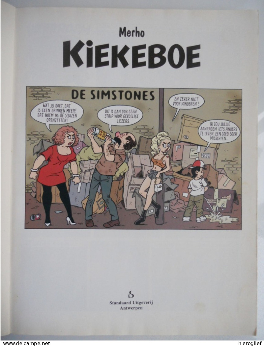 KIEKEBOE 87 - DE SIMSTONES Door Merho - EERSTE DRUK 2000 / STANDAARD Uitgeverij - Kiekeboe