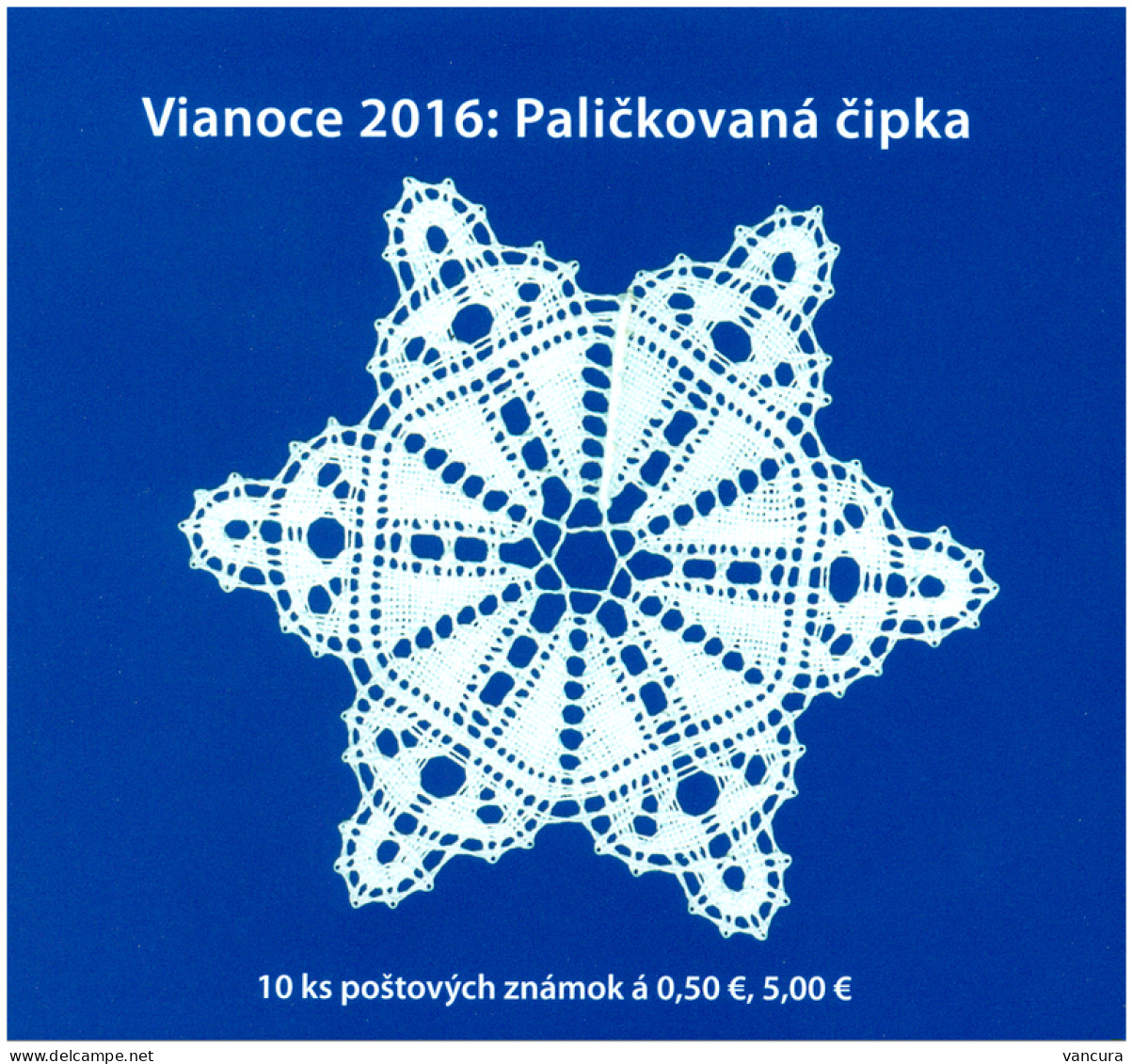 ** Booklet 084 ZZ 625/16 Slovakia Christmas 2016 Embroidery Bobbin Lace Angel - Ungebraucht