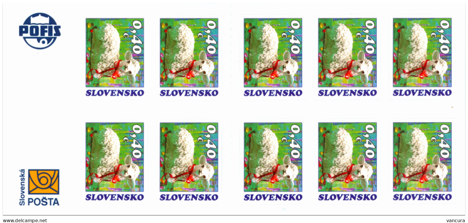 **booklet 492 Slovakia Easter 2011 Lamb - Ungebraucht