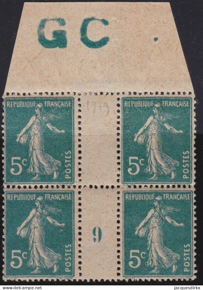 France  .  Y&T  .  Millésime 137 - 9   .   Bloc 4 Timbres   (2 Scans)   .   *    .    Neuf Avec Gomme - Millesimes