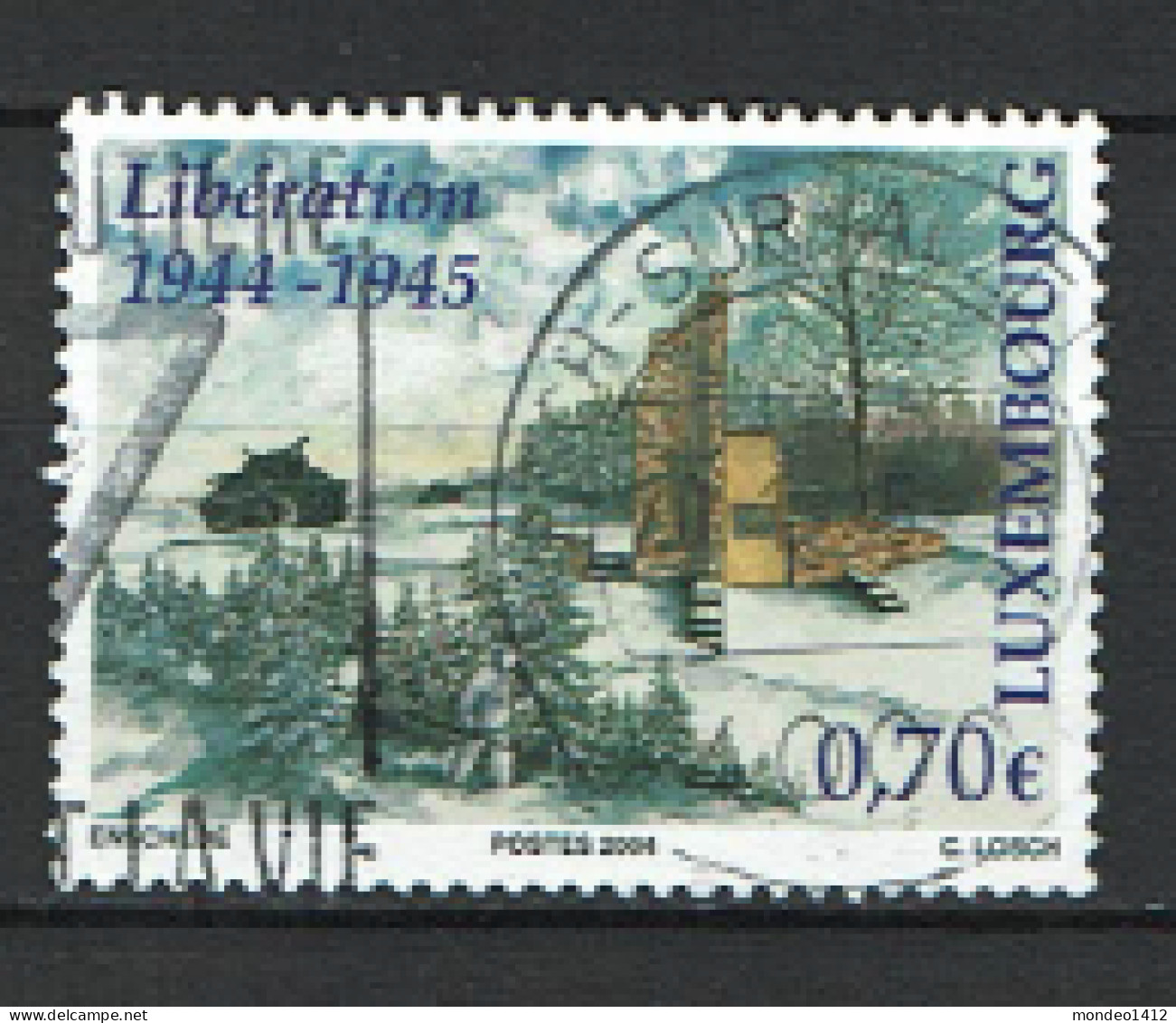 Luxembourg 2004 - YT 1607 - History - Anniv. De La Libération Et De La Bataille Des Ardennes - Oblitérés