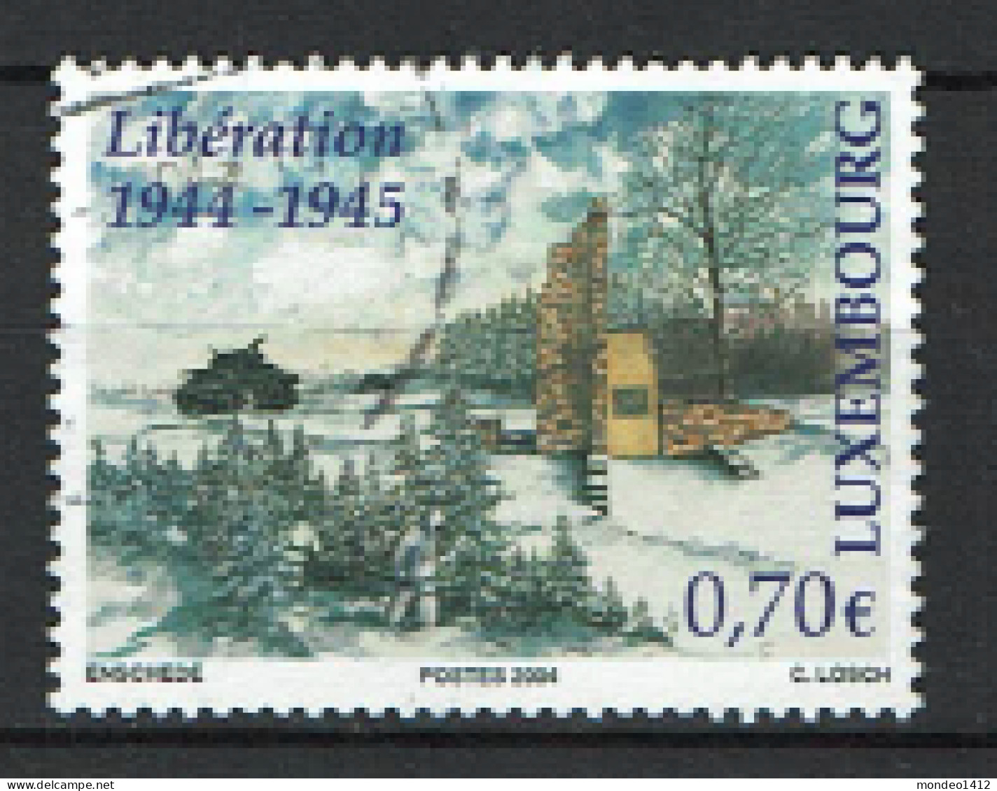 Luxembourg 2004 - YT 1607 - History - Anniv. De La Libération Et De La Bataille Des Ardennes - Gebruikt