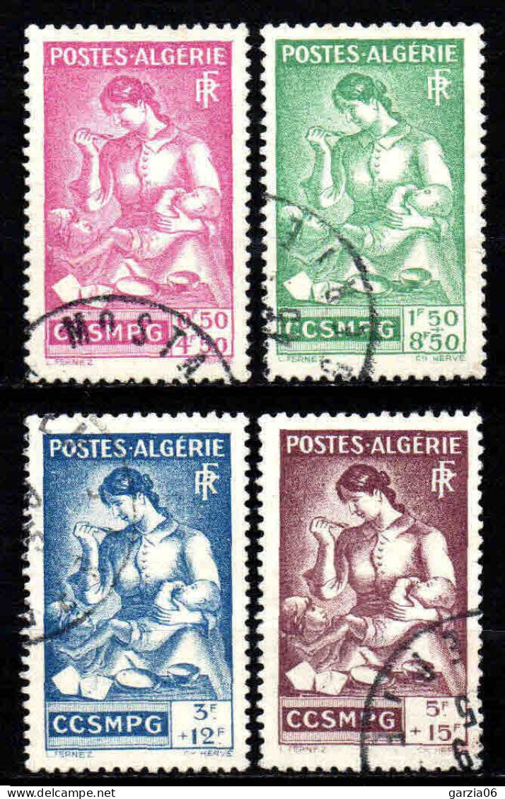 Algérie - 1944 -  Prisonniers De Guerre    - N° - 205 à 208 -  Oblit  - Used - Usati