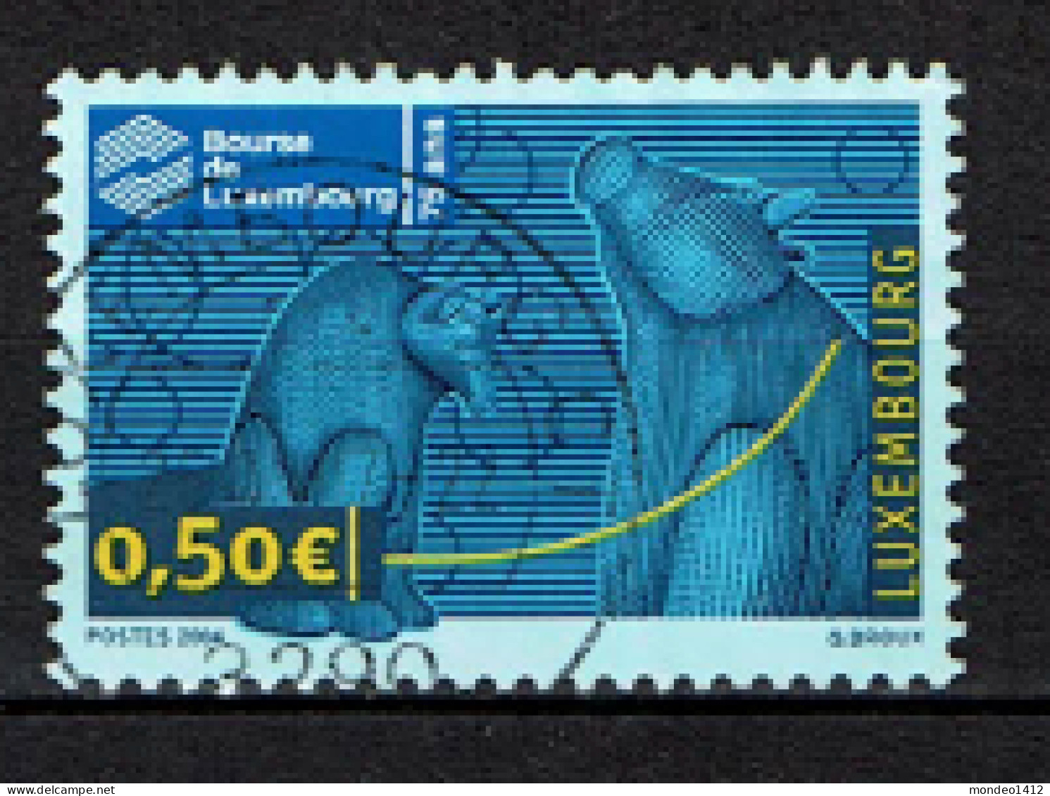 Luxembourg 2004 - YT 1602 - La Bourse De Luxembourg, 75 Jahre Börse In Luxemburg - Used Stamps