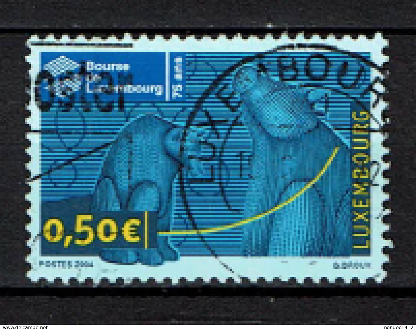 Luxembourg 2004 - YT 1602 - La Bourse De Luxembourg, 75 Jahre Börse In Luxemburg - Used Stamps