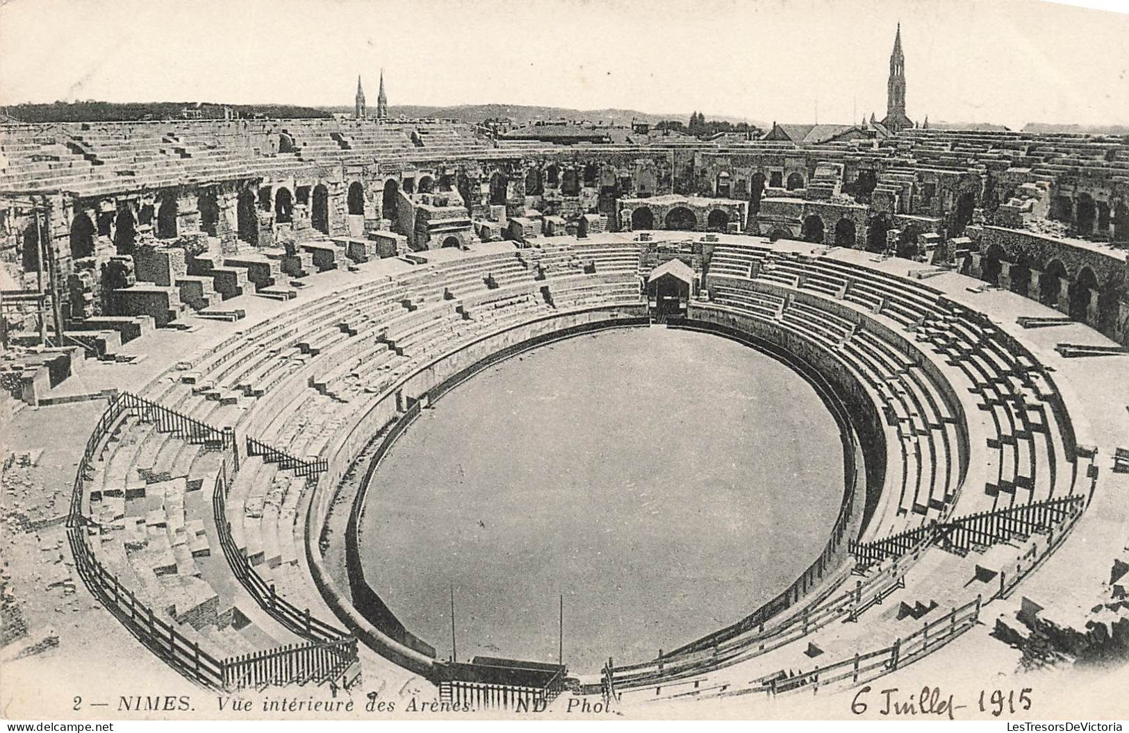 FRANCE - Nîmes - Vue Intérieure Des Arènes - ND Phot - Carte Postale Ancienne - Nîmes