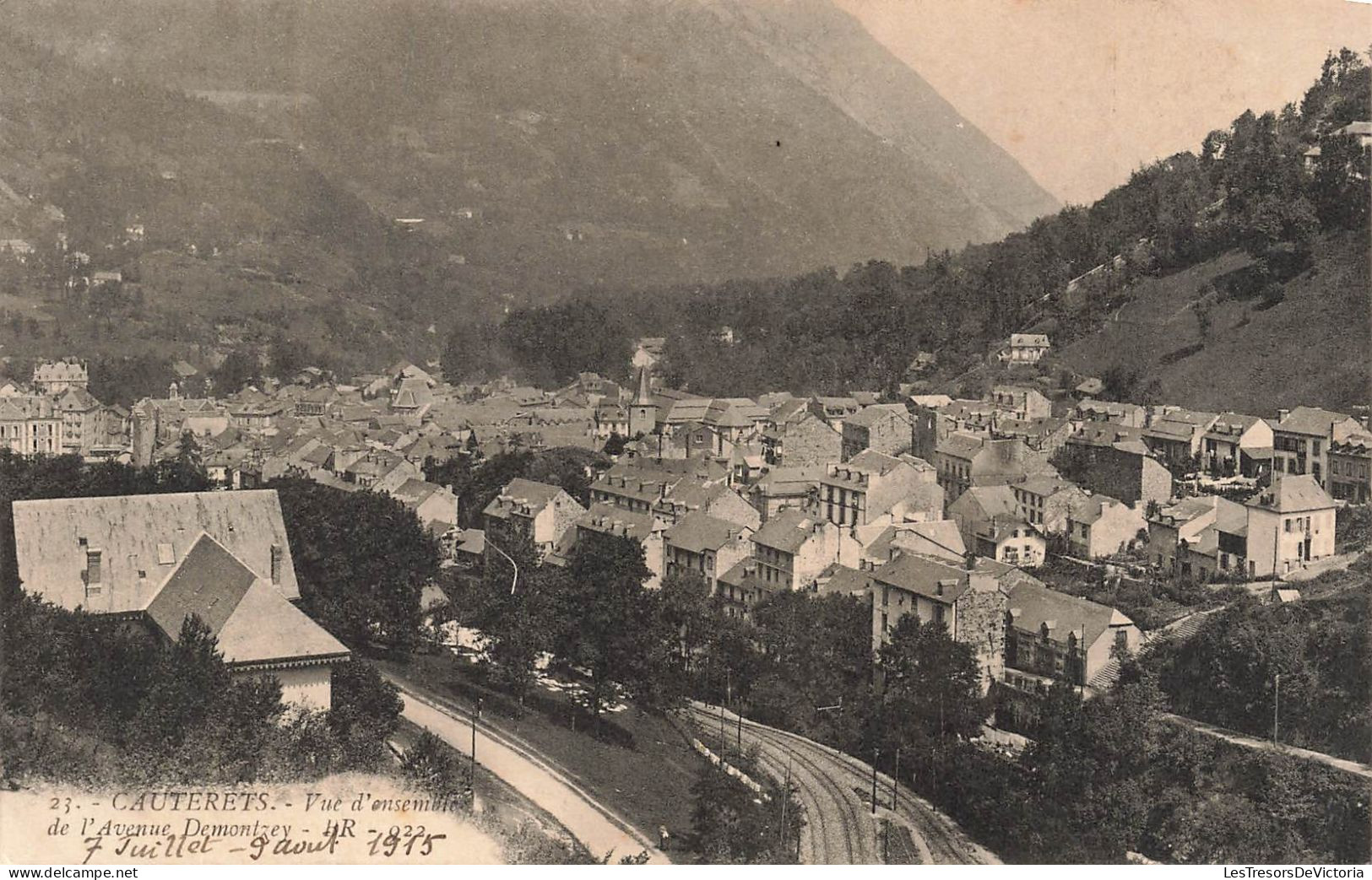 FRANCE - Cauterets - Vue D'ensemble De L'Avenue Demontzey - HR - Carte Postale Ancienne - Cauterets