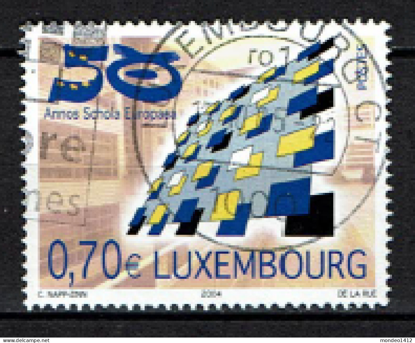 Luxembourg 2004 - YT 1595 - École Européenne Au Luxembourg, European Schools - Used Stamps