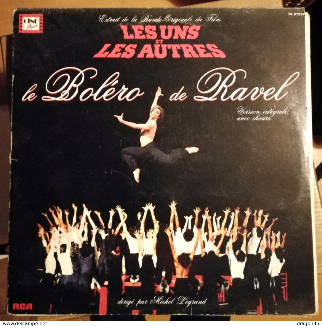 LP Michel LEGRAND : Le Boléro De Ravel (B.O. Les Uns Avec Les Autres) - RCA Victor 37.536 - France - 1981 - Música De Peliculas