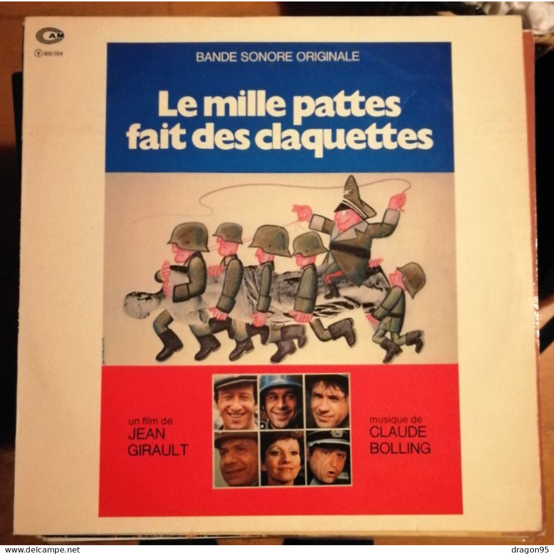 LP Claude BOLLING : Le Mille Pattes Fait Des Claquettes - CAM 900 054 - Code Y - France - 1977 - Musica Di Film